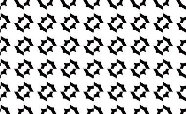 farklı geometrik şekillere sahip vektörsüz desen