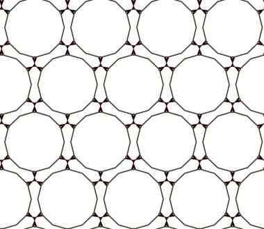 geometrik şekil tasarımlı kusursuz desen