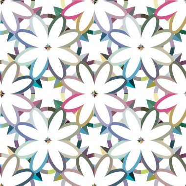 geometrik şekil tasarımlı kusursuz desen