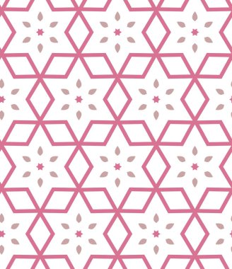 Decorative seamless geometric pattern. Vector illustration.