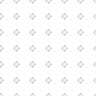 Geometrik şekilli kusursuz desen. vektör illüstrasyonu 