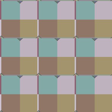 Geometrik süslemeli vektör deseni. Kusursuz tasarım dokusu.