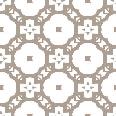 farklı geometrik şekillere sahip soyut, pürüzsüz desensiz vektör çizimi