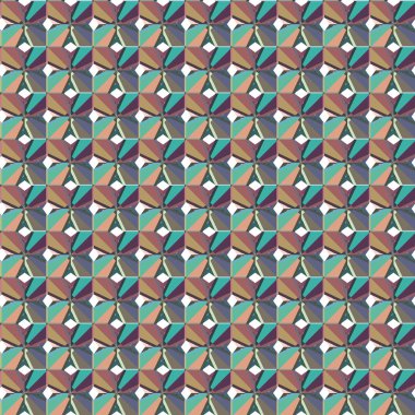 geometrik şekil tasarımlı kusursuz desen