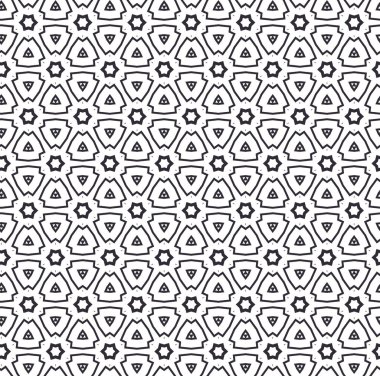 geometrik şekil tasarımlı kusursuz desen