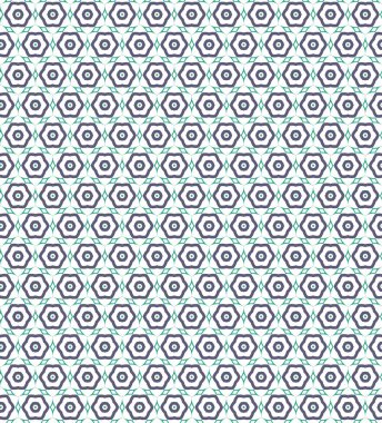 Soyut geometrik dikişsiz desen. Duvar kağıtları, arkaplanlar, yüzey dokuları için vektör çizimi 