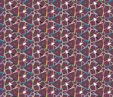 geometrik şekil tasarımlı kusursuz desen