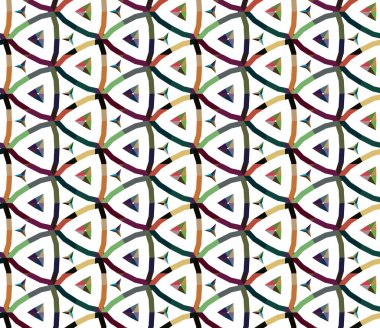 tileable background with geometric elements for fabric design 