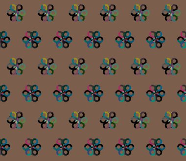 geometrik şekil tasarımlı kusursuz desen