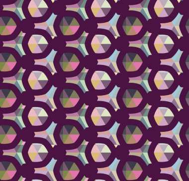 Soyut geometrik şablonun vektör çizimi