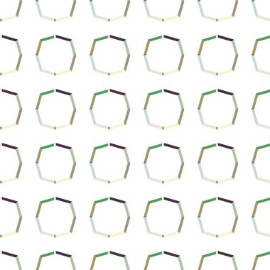 geometrik şekil tasarımlı kusursuz desen