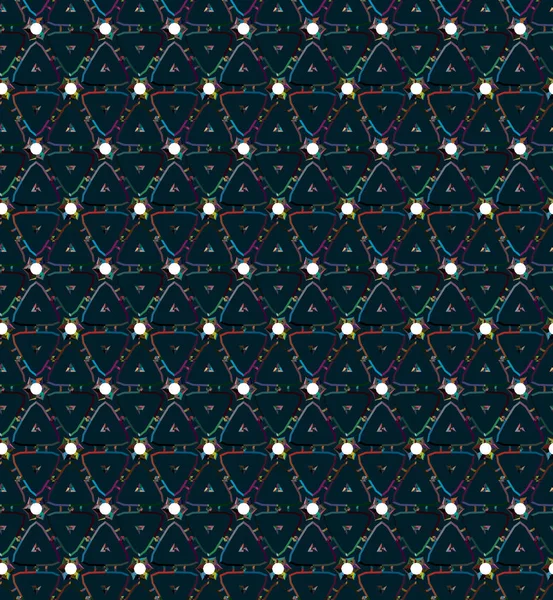 Geometrik süslemeli vektör deseni. Kusursuz tasarım dokusu.