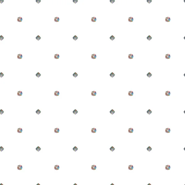 Абстрактний Безшовний Візерунок Векторні Ілюстрації Різними Геометричними Формами — стоковий вектор