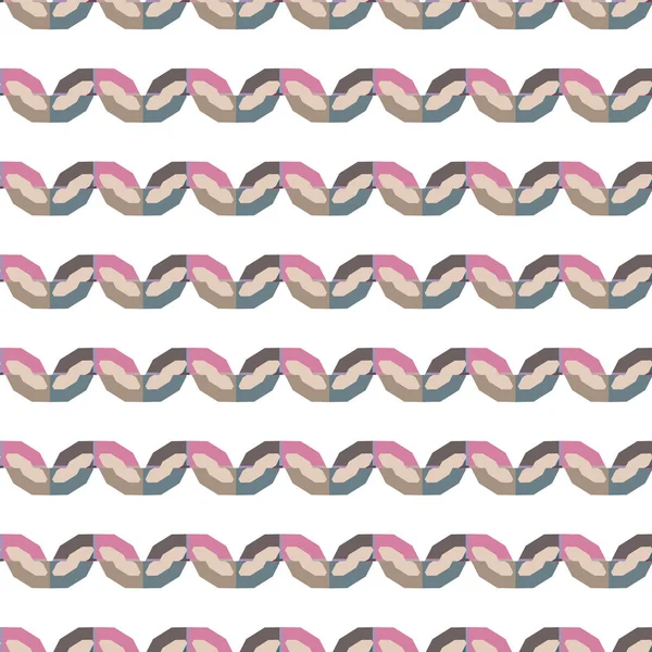 Geometrik süslemeli vektör deseni. Kusursuz tasarım dokusu.