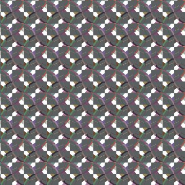 Geometrik süslemeli vektör deseni. Kusursuz tasarım dokusu.