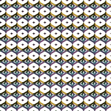 geometrik şekil tasarımlı kusursuz desen