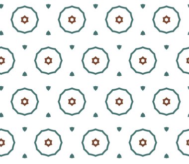 geometrik şekil tasarımlı kusursuz desen