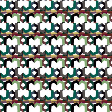 Soyut geometrik şablonun vektör çizimi