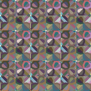 geometrik şekil tasarımlı kusursuz desen