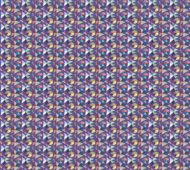 geometrik şekil tasarımlı kusursuz desen