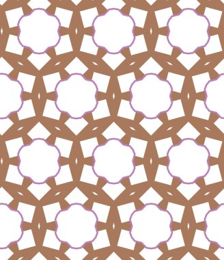 Soyut geometrik şekilli kusursuz desen