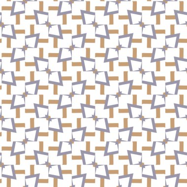 geometrik elementlerle kusursuz arkaplan, vektör 