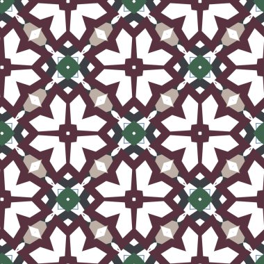 Soyut geometrik şablonun vektör çizimi