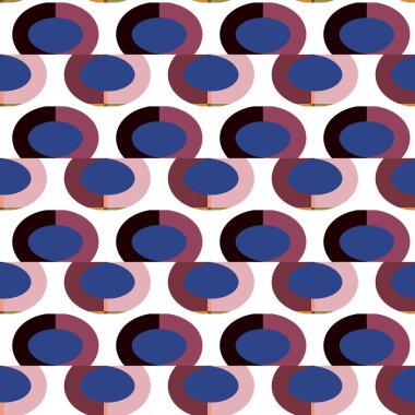 geometrik şekil tasarımlı kusursuz desen