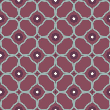 Geometrik süslemeli vektör deseni. Kusursuz tasarım dokusu.