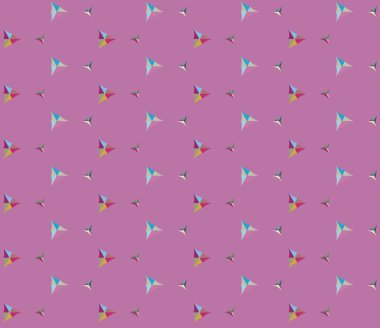 geometrik şekil tasarımlı kusursuz desen