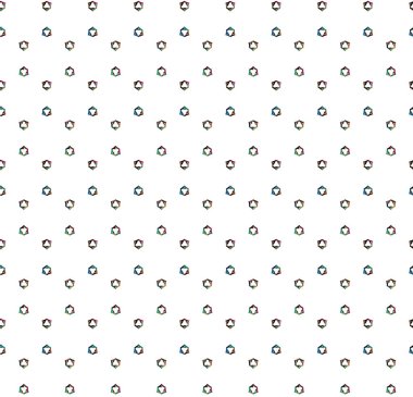 Geometrik süslemeli vektör deseni. Kusursuz tasarım dokusu. 