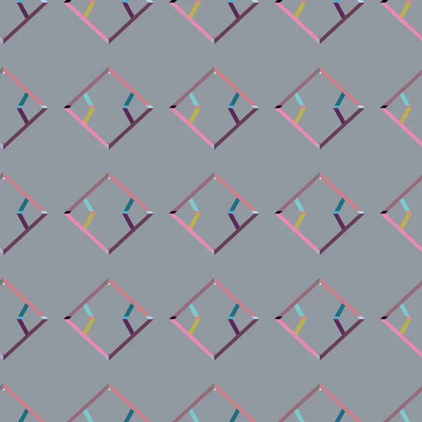 Абстрактний Геометричний Безшовний Візерунок Векторна Ілюстрація Шпалер Фону Текстури Поверхні — стоковий вектор