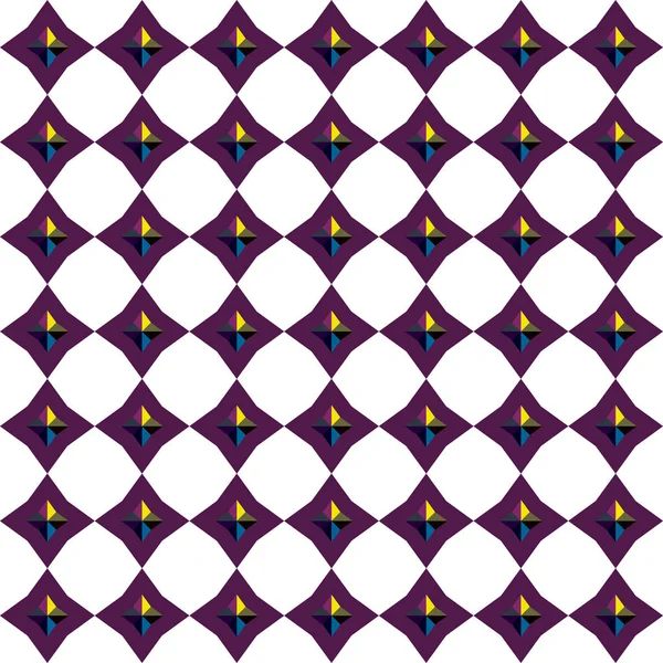 Modern geometrik vektör tasarımı, kusursuz desen çizimi