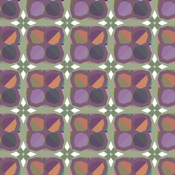 Naadloos Patroon Met Geometrische Vorm — Stockvector