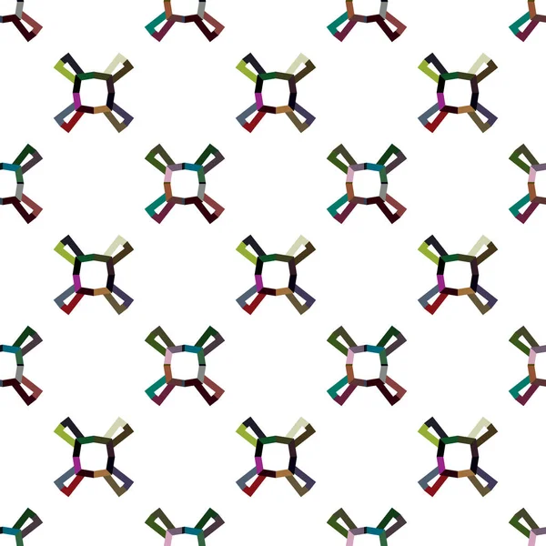 Geometriskt Dekorativt Vektormönster Sömlös Design Konsistens — Stock vektor