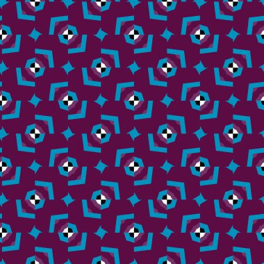 geometrik şekil tasarımlı kusursuz desen