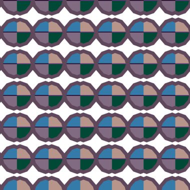 geometrik şekil tasarımlı kusursuz desen