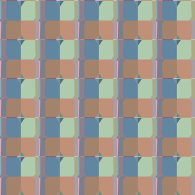 Geometrik süslemeli vektör deseni. Kusursuz tasarım