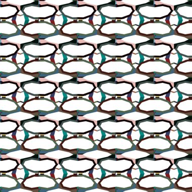 Soyut geometrik şablonun vektör çizimi