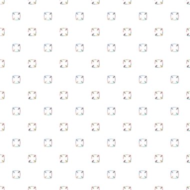 Soyut geometrik şekilli kusursuz desen