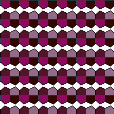 geometrik şekil tasarımlı kusursuz desen