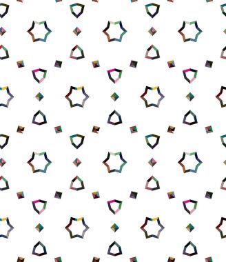 Soyut geometrik şablonun vektör çizimi