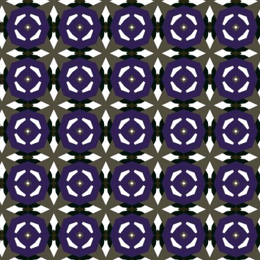 Modern geometrik vektör tasarımı, kusursuz desen çizimi