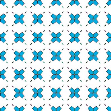 Kusursuz şablon arkaplan, soyut vektör çizimi 