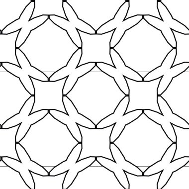 Kusursuz şablon arkaplan, soyut vektör çizimi 