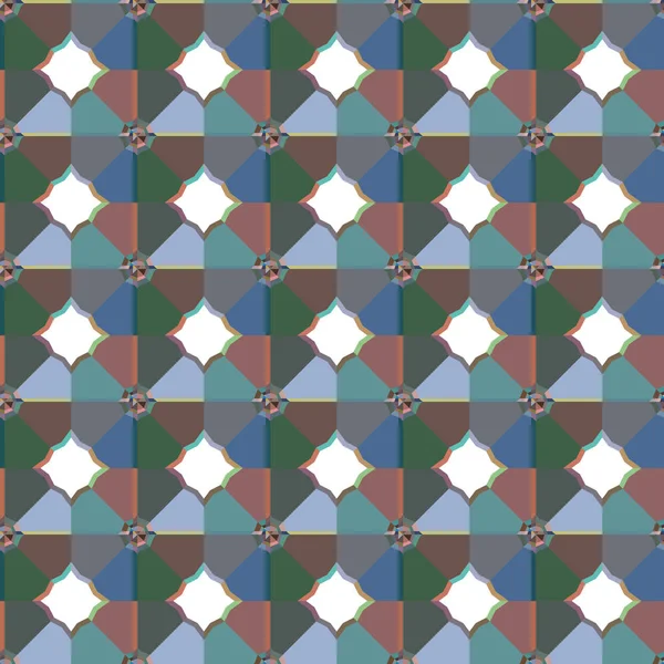 Seamless Tile Backdrop Abstract Pattern Textile Design — 스톡 벡터