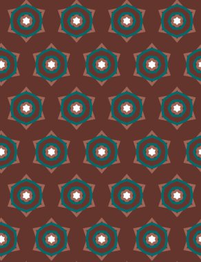 geometrik şekil tasarımlı kusursuz desen