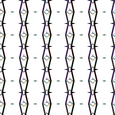 Soyut geometrik dikişsiz desen. Duvar kağıtları, arkaplan, yüzey dokuları için vektör çizimi 