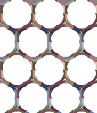 geometrik şekil tasarımlı kusursuz desen