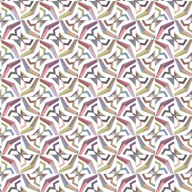 Soyut geometrik dikişsiz desen. Duvar kağıtları, arkaplan, yüzey dokuları için vektör çizimi 